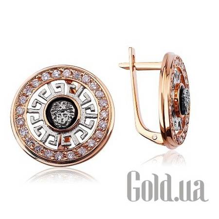 Серьги Золотые серьги с куб. циркониями