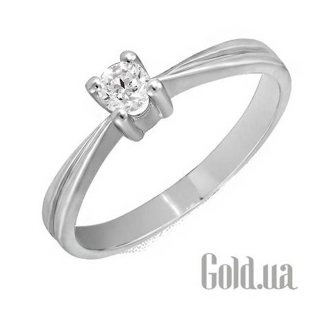 Кольцо Золотое кольцо с бриллиантом, 16.5