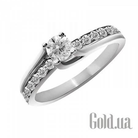 Кольцо Золотое кольцо с бриллиантами, 17.5