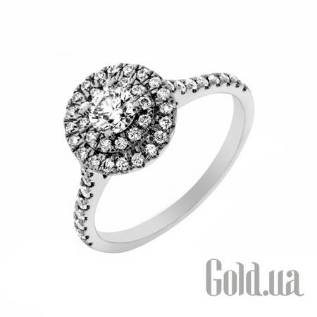 Кольцо Золотое кольцо с бриллиантами, 17.5