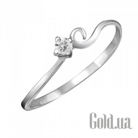 Кольцо Женское золотое кольцо с бриллиантом, 17