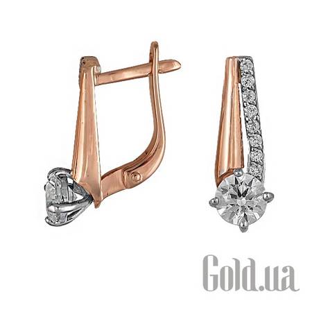 Серьги Золотые серьги с куб.циркониями