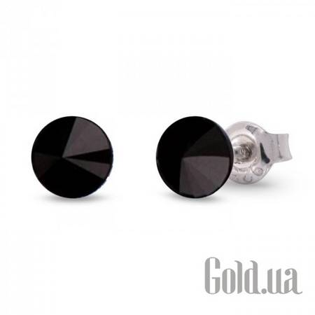 Пусеты (гвоздики) Серьги с кристаллами Swarovski