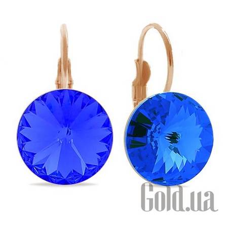 Серьги Серьги с кристаллами Swarovski в позолоте