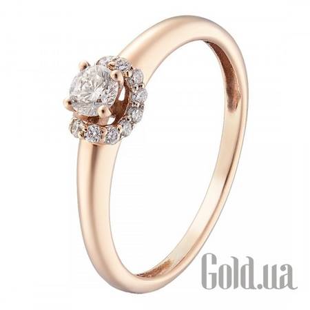 Кольцо Золотое кольцо с бриллиантами, 17