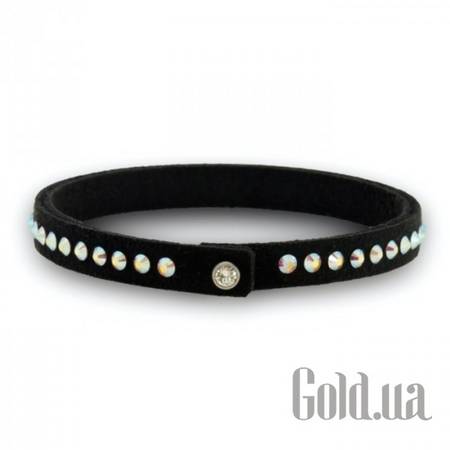 Женский браслет Женский браслет из искусств. замши с кристаллами Swarovski