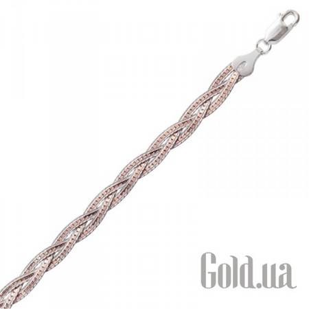 Женские браслеты Женский серебряный браслет в позолоте, 19