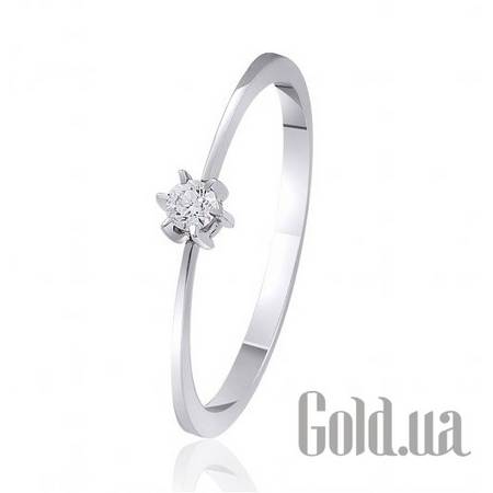 Кольцо Золотое кольцо с бриллиантом, 16.5