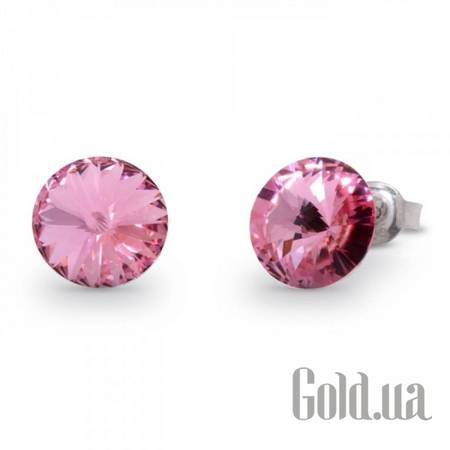 Пусеты (гвоздики) Серьги с кристаллами Swarovski