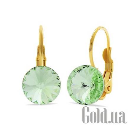 Серьги Серьги с кристаллами Swarovski в позолоте