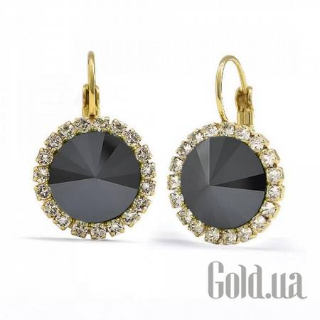 Серьги Серьги с кристаллами Swarovski в позолоте