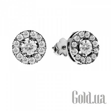 Серьги-гвоздики Золотые серьги с бриллиантами