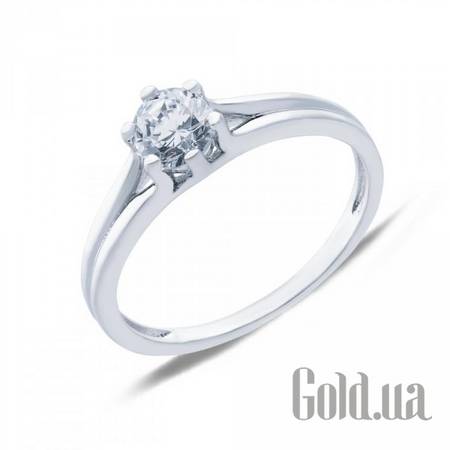 Кольцо Серебряное кольцо с куб. цирконием, 18.5