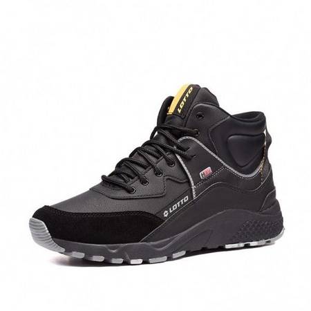 Кроссовки мужские Lotto ULTRA AMF MID HD  ALL BLACK/COOL GRAY 9C 214763/5F4