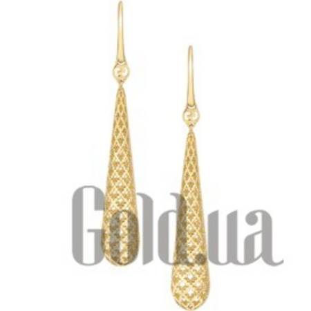 Серьги с подвесками Золотые серьги