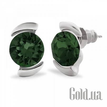 Пусеты (гвоздики) Серьги с кристаллами Swarovski