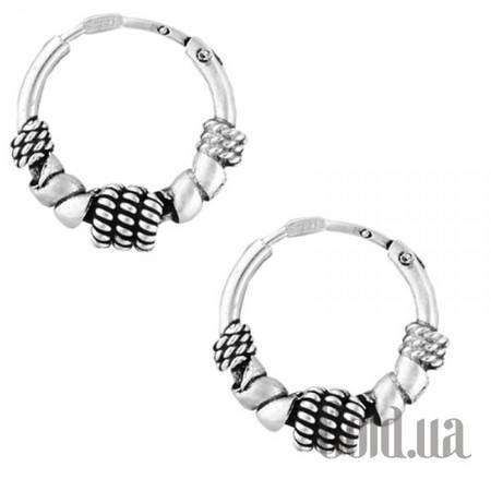 Серьги-кольца Серебряные серьги