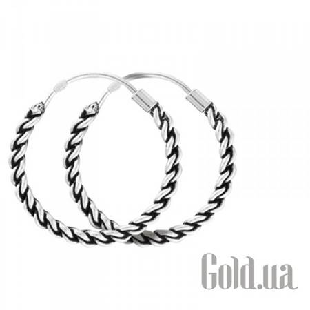 Серьги-кольца Серебряные серьги