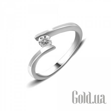 Кольцо Серебряное кольцо с куб. цирконием, 16