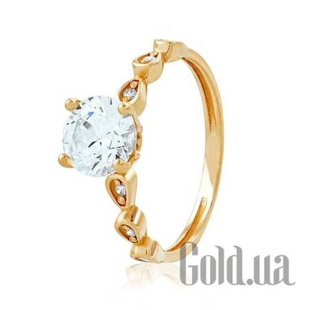 Кольцо Золотое кольцо с камнями Swarovski, 16