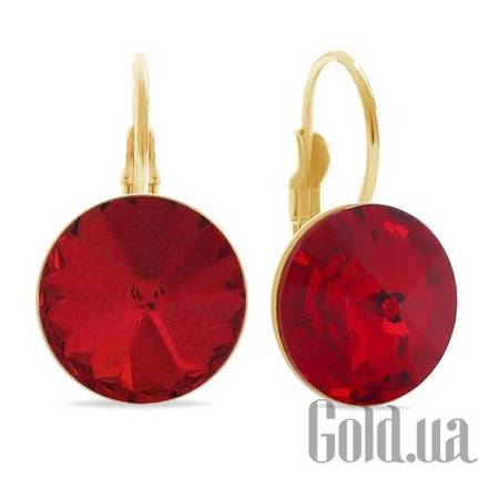 Серьги Серьги с кристаллами Swarovski в позолоте