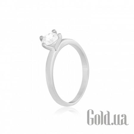 Кольцо Серебряное кольцо с цирконием Swarovski Zirconia, 17