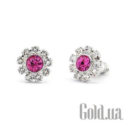 Пусеты (гвоздики) Серьги с кристаллами Swarovski