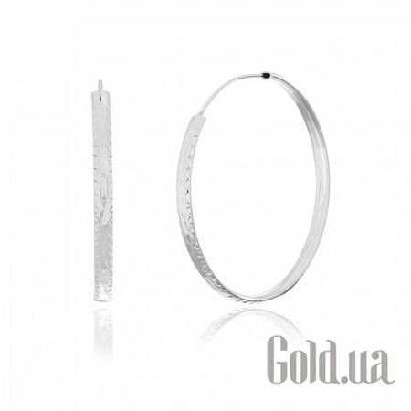 Серьги-кольца Серебряные серьги