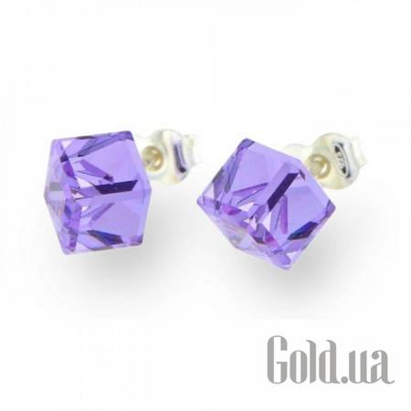 Пусеты (гвоздики) Серьги с кристаллами Swarovski