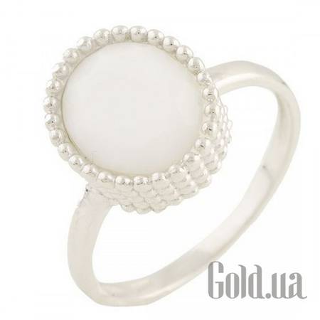 Кольцо Серебряное кольцо с агатом, 16