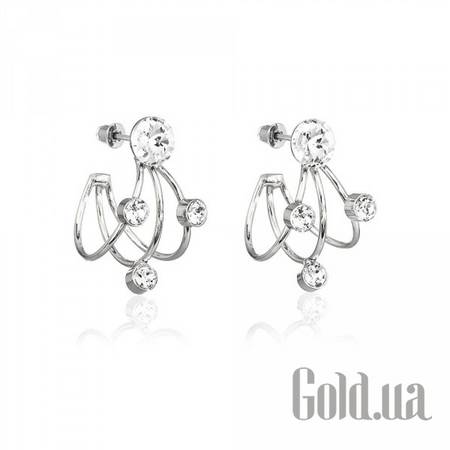 Пусеты (гвоздики) Серьги с кристаллами Swarovski