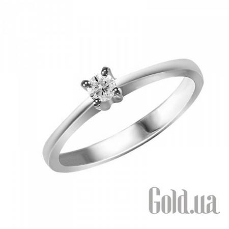 Кольцо Soul Diamonds Золотое кольцо с бриллиантом 0.10 карат, 17