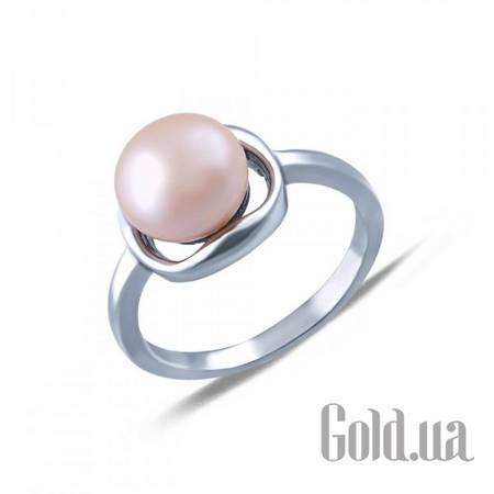 Женские кольца Женское серебряное кольцо с жемчугом, 18