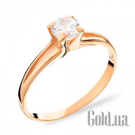 Кольцо Золотое кольцо с куб. цирконием, 18.5