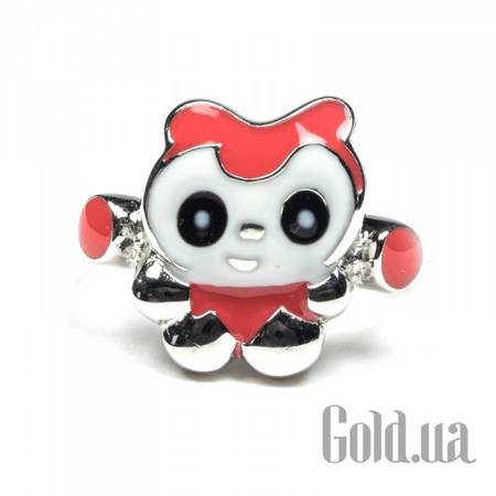 Кольцо Детское серебряное кольцо с эмалью, 14.5