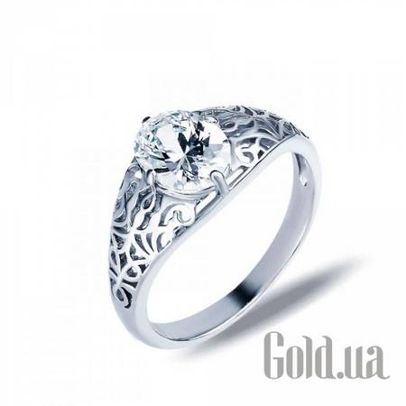 Кольцо Серебряное кольцо с куб. цирконием, 18.5