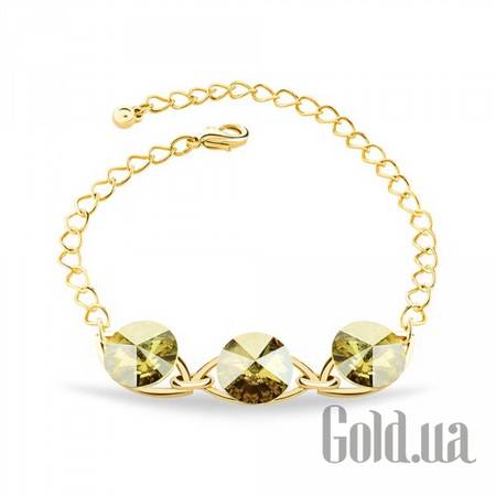 Женский браслет Женский браслет с кристаллами Swarovski в позолоте