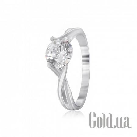 Кольцо Серебряное кольцо с цирконием Swarovski Zirconia, 17.5