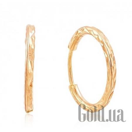Серьги-кольца Золотые серьги