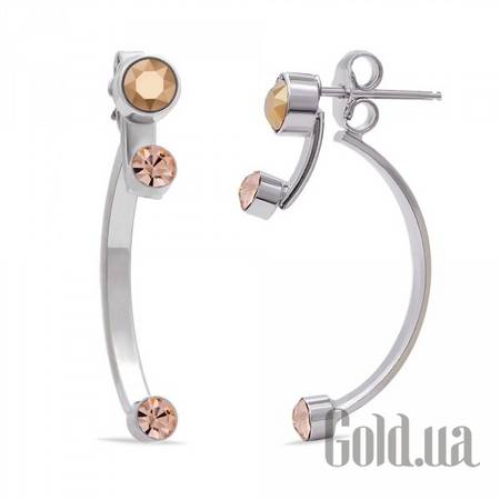 Пусеты (гвоздики) Серьги с кристаллами Swarovski