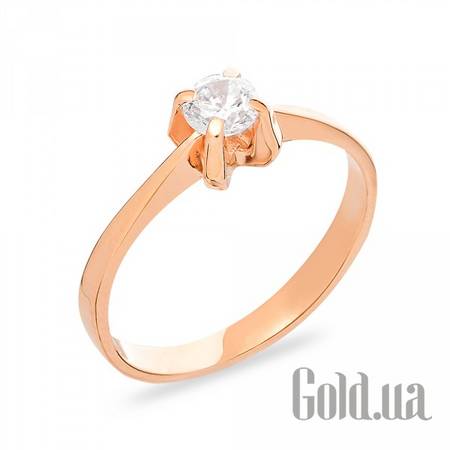 Кольцо Золотое кольцо с куб. цирконием, 17