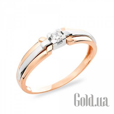 Кольцо Золотое кольцо с куб. цирконием, 18.5