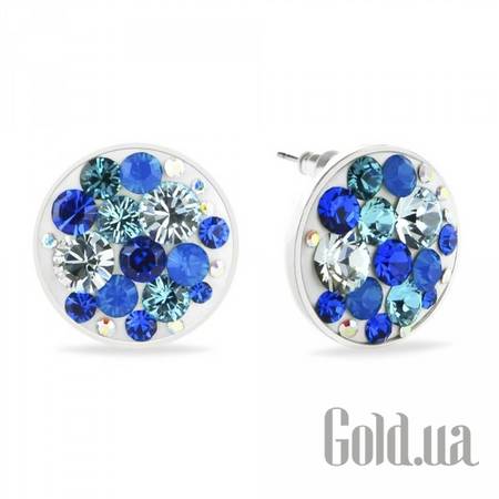 Пусеты (гвоздики) Серьги с кристаллами Swarovski