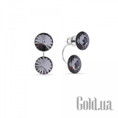 Пусеты (гвоздики) Серьги с кристаллами Swarovski