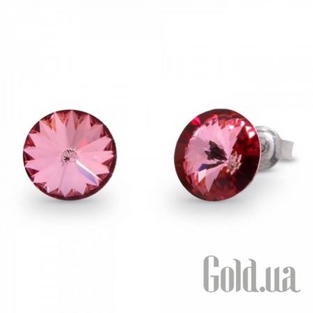 Пусеты (гвоздики) Серьги с кристаллами Swarovski