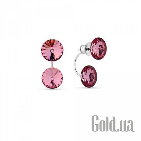 Пусеты (гвоздики) Серьги с кристаллами Swarovski