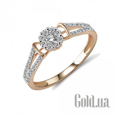 Кольцо Золотое кольцо с бриллиантами, 17