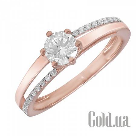 Кольцо Золотое кольцо с куб.циркониями, 17