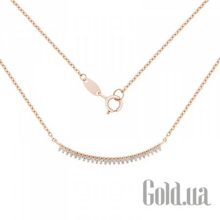 Колье Золотое колье с куб. циркониями, 40