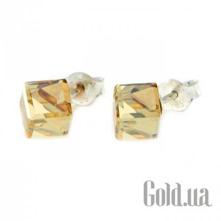 Пусеты (гвоздики) Серьги с кристаллами Swarovski